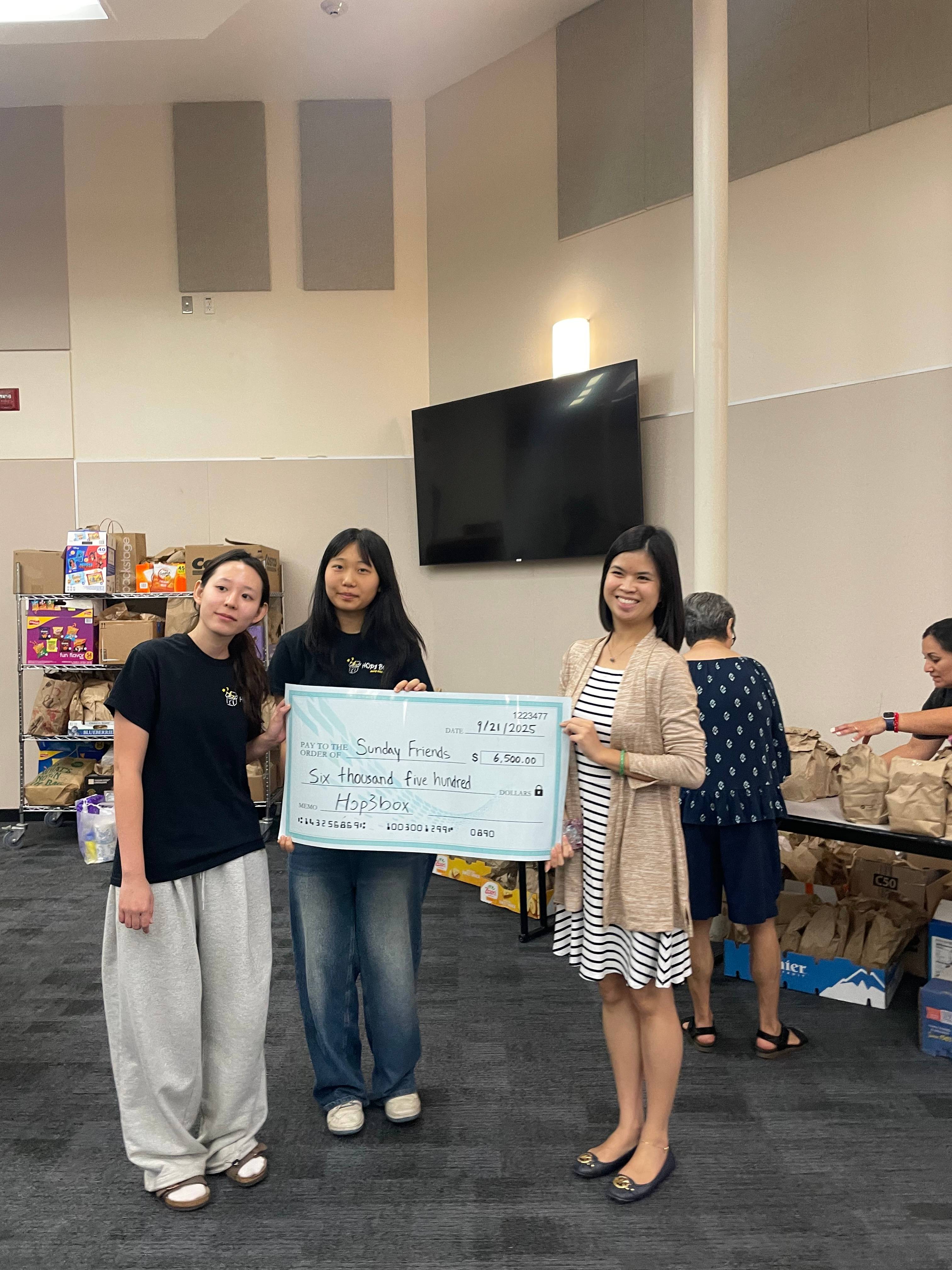 Sunday Friends Donation