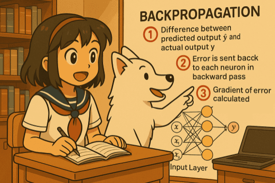 Backpropagation process