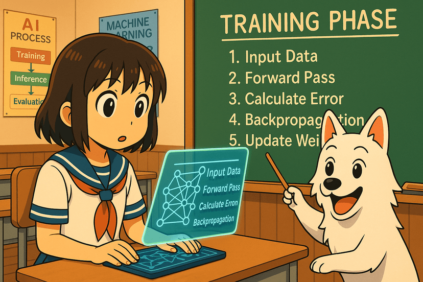 Training process visualization