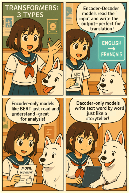 Types of transformer architectures