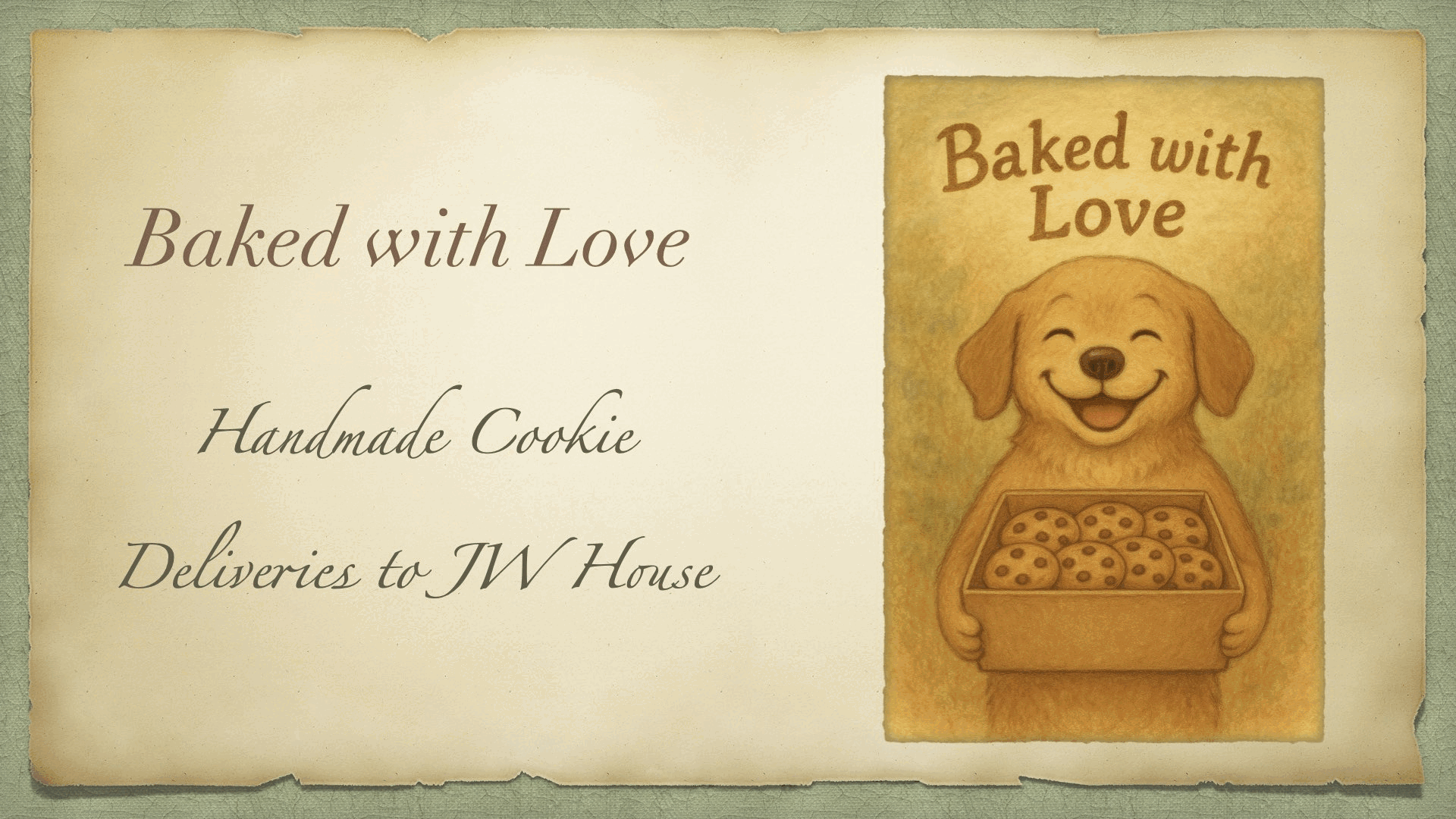 Baked with love - JW House
