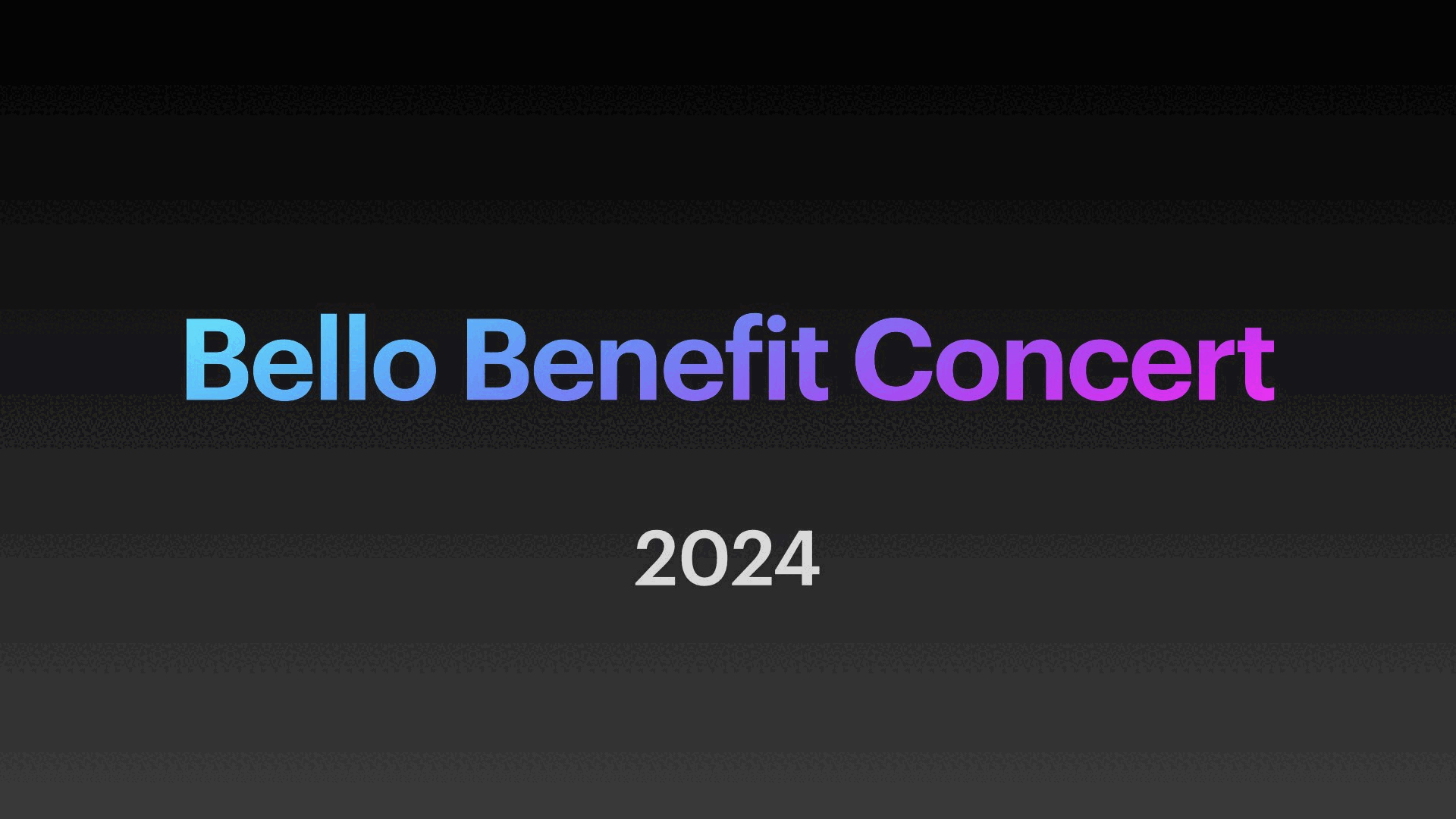 Bello Ensemble Benefit Concert 2024